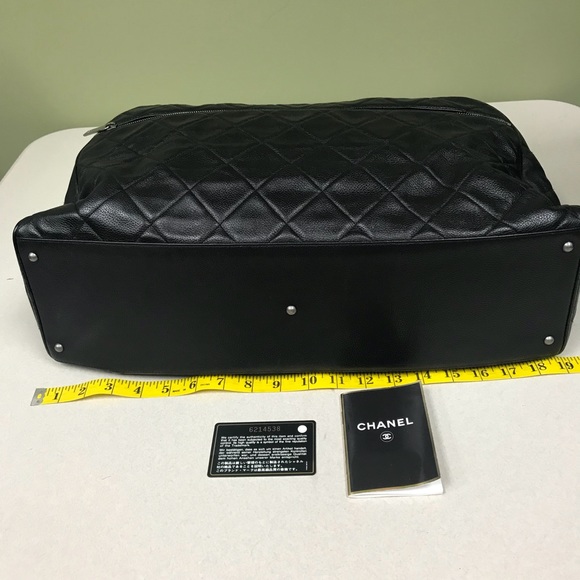 **SOLD** Chanel Matelasse Black Caviar Boston Bag - Picture 5 of 15